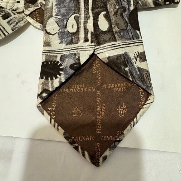 Pierre Balmain Silk Tie - Picture 2 of 6
